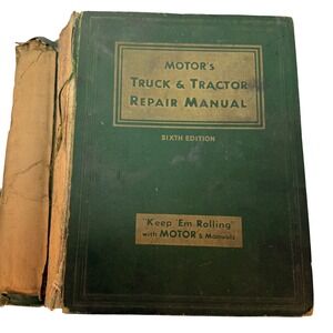 1953 Motor's Truck & Tractor Repair Manual Sixth Edition Vintage Shop Guide‎